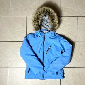 Spyder Girls Geneva Light Blue Winter Jacket Size 10